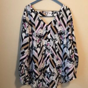 Jennifer Lopez colorful blouse